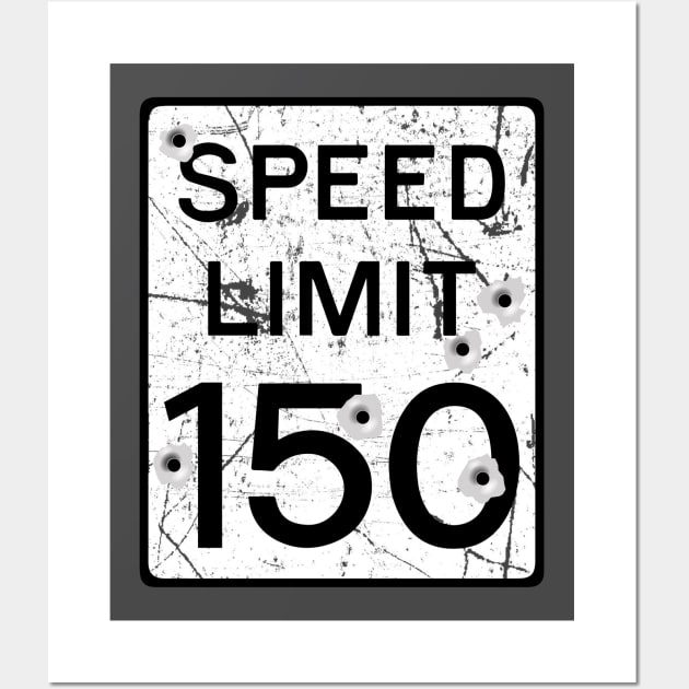 Speed Limit Wall Art by keshanDSTR